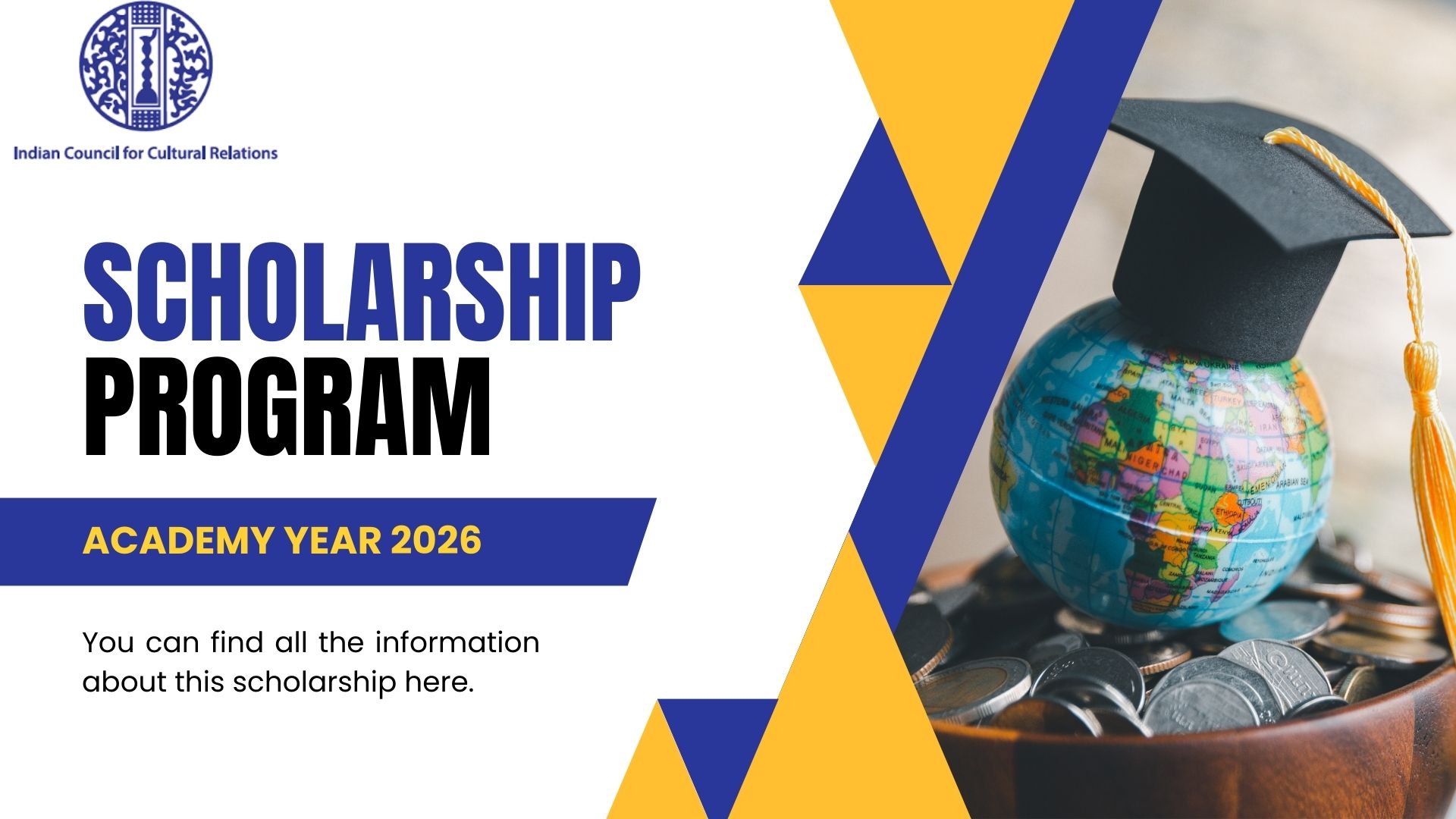 Indian Council for Cultural Relations Scholarship